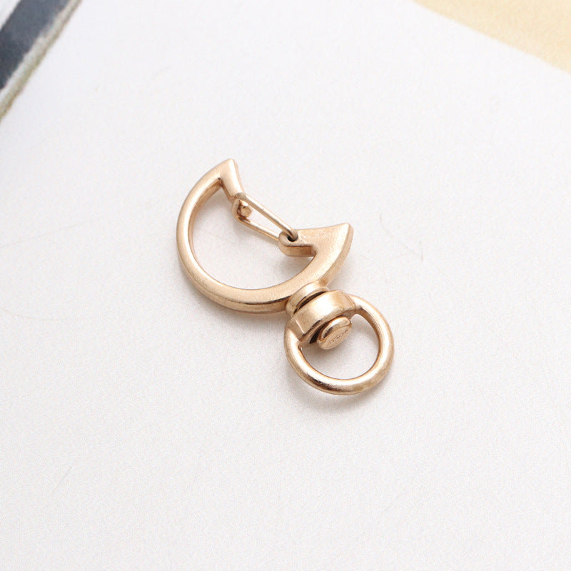 Wholesale shaped keychain metal cat dolphin love five-pointed star cherry blossom shell jewelry accessories diy